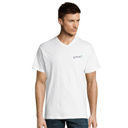 Tee-shirt homme Sol's® Victory col V blanc
