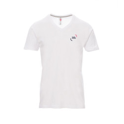 Tee-shirt homme Payper® V-neck col V blanc