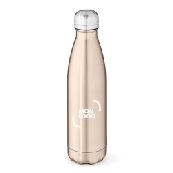 Bouteille isotherme en inox recyclé finition brillante 500 mL