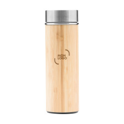 Bouteille isotherme en bambou 350 mL