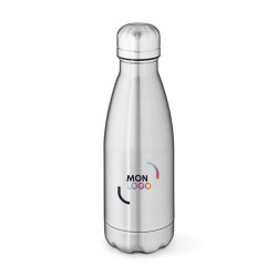 Bouteille isotherme en inox recyclé finition brillante  400 mL