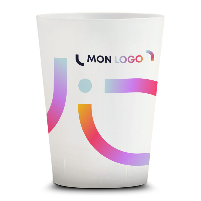 Gobelet 15 cL marquage quadri