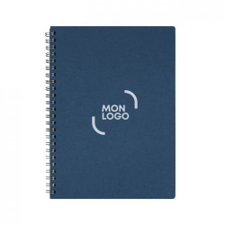 Carnet A5 à spirales avec couverture en carton recyclé