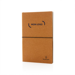 Carnet A5 en cuir recyclé