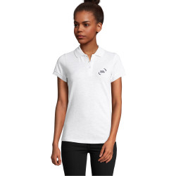 Polo femme Sol's® Prime blanc