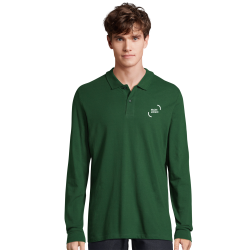 Polo homme manches longues Sol's® Perfect couleur