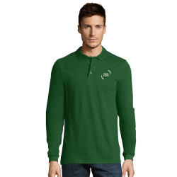 Polo mixte manches longues Sol's® Winter II couleur