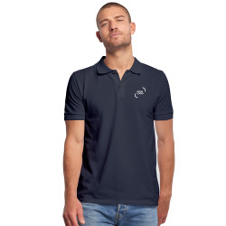 Polo manches courtes homme en coton bio Les Filosophes® Sartre