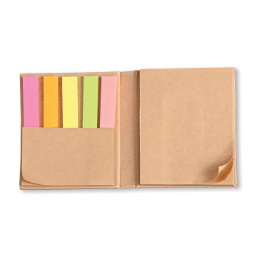 Set mémo en carton recyclé