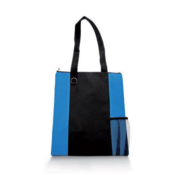 Sac shopping bicolore
