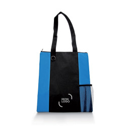 Sac shopping bicolore