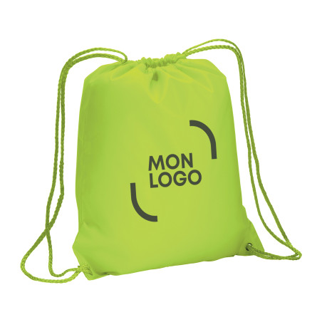 Sac à dos à cordelettes fluo