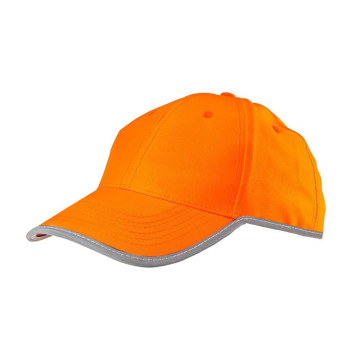 Casquette 6 pans fluo Safety