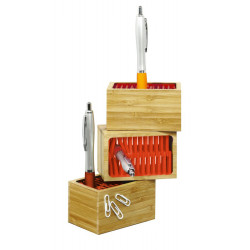 Pot à crayons en bambou