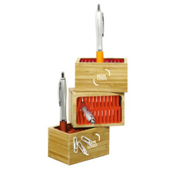 Pot à crayons en bambou