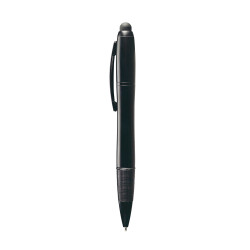 Stylo bille stylet LED noir