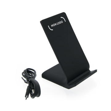 Support téléphone chargeur à induction 5 W noir