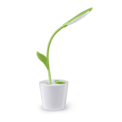 Lampe de bureau blanche-verte