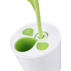 Lampe de bureau blanche-verte