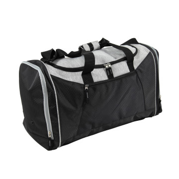 Sac de sport gris et noir