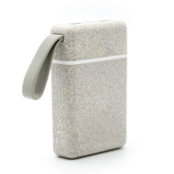 Batterie de secours à induction 5000 mAh en paille de blé