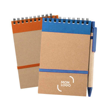 Lot de 136 carnets de notes A6 marquage 1 couleur
