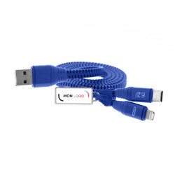 Câble zippé N FunZip® double sens 3 connectiques