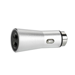 Chargeur allume-cigare 2 ports USB brise-vitre