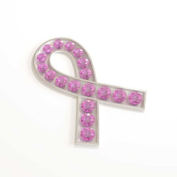 Pin's ruban zamac Strass
