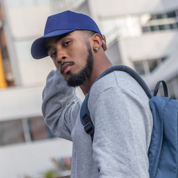 Casquette 5 pans en coton recyclé 190 g/m² Impact AWARE™
