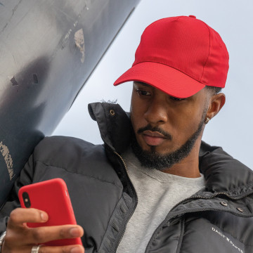 Casquette 5 pans en coton recyclé 190 g/m² Impact AWARE™