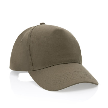 Casquette 5 pans en coton recyclé 190 g/m² Impact AWARE™
