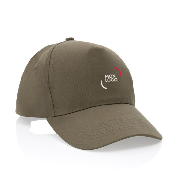 Casquette 5 pans en coton recyclé 190 g/m² Impact AWARE™
