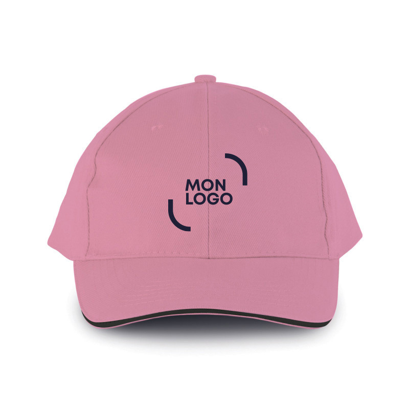 Casquette K-up® 6 pans en coton 260 g/m²