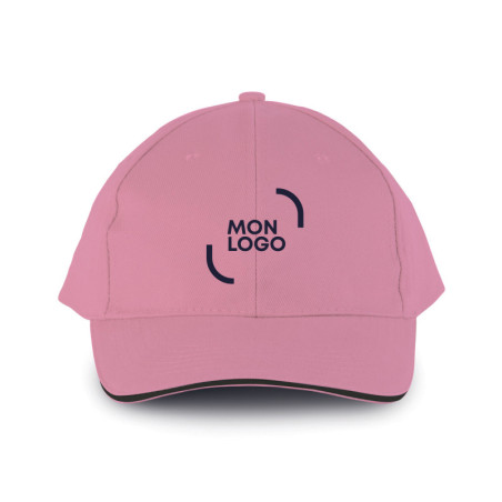 Casquette K-up® 6 pans en coton 260 g/m²