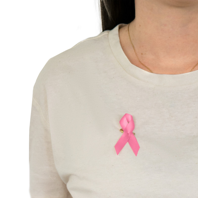 Badge Octobre Rose 2025 - Pin's Ruban Cancer Du Sein Avec Épingle, Finition De Qualité, Pour Femmes