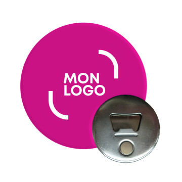 Badge décapsuleur magnétique