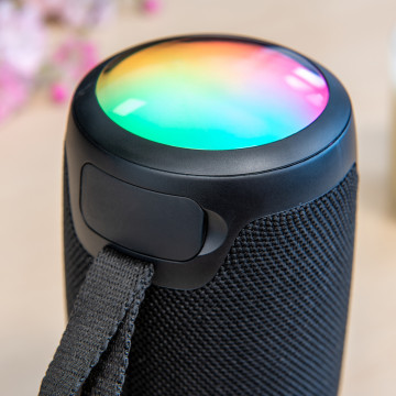 Enceinte 10 W avec caisson de basse en plastique recyclé GRS Akashi®