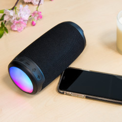 Enceinte 10 W avec caisson de basse en plastique recyclé GRS Akashi®