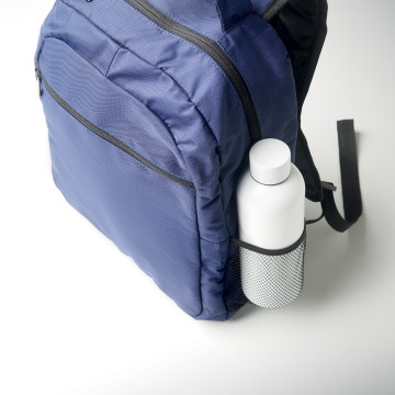 Sac à dos pour ordinateur portable 15 pouces en polyester 600D RPET
