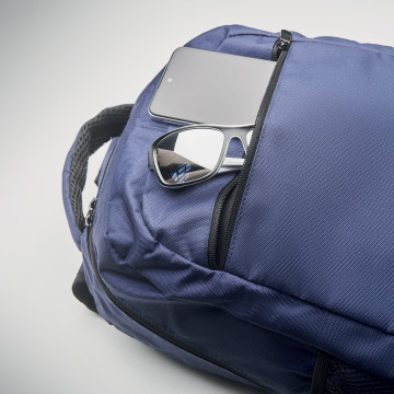 Sac à dos pour ordinateur portable 15 pouces en polyester 600D RPET
