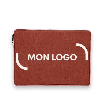Housse d'ordinateur taille M en coton bio GOTS Studio by Hindbag®