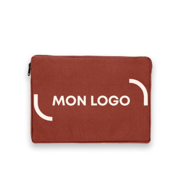 Housse d'ordinateur taille S en coton bio GOTS Studio by Hindbag®