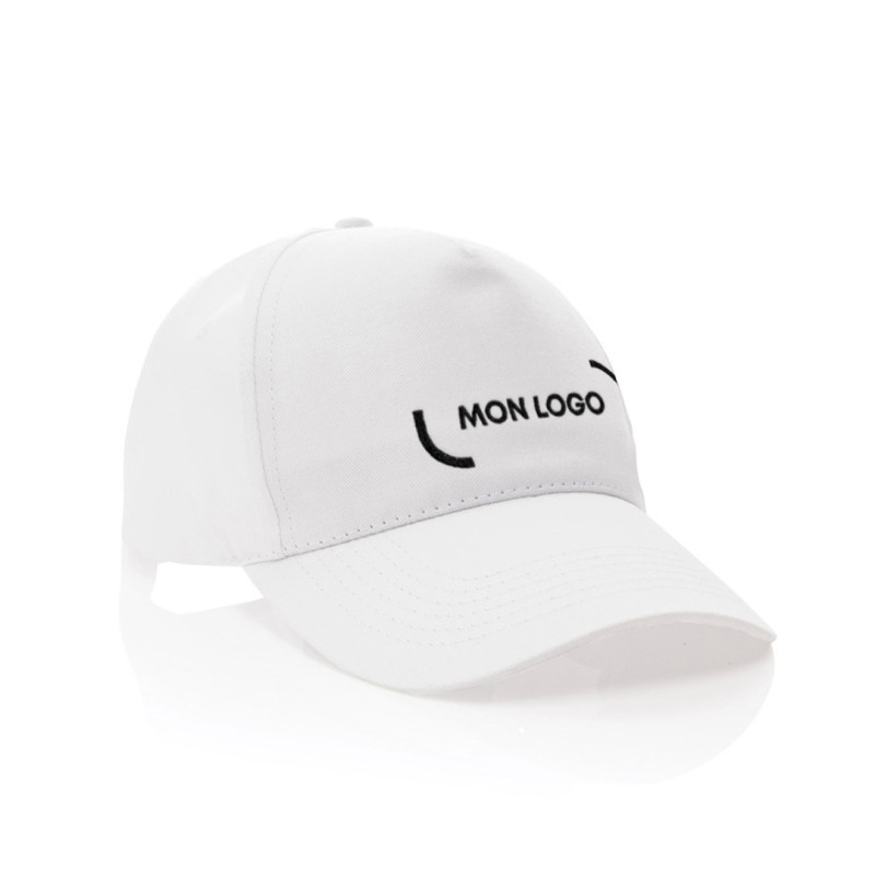Casquette 5 pans en coton recyclé 190 g/m² Impact AWARE™