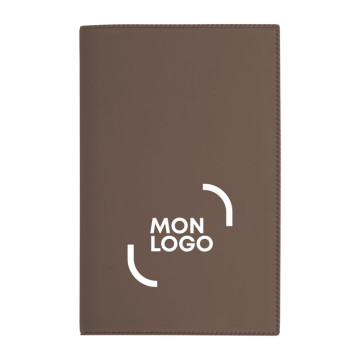 Porte-carte grise gomme mat marquage 1 couleur
