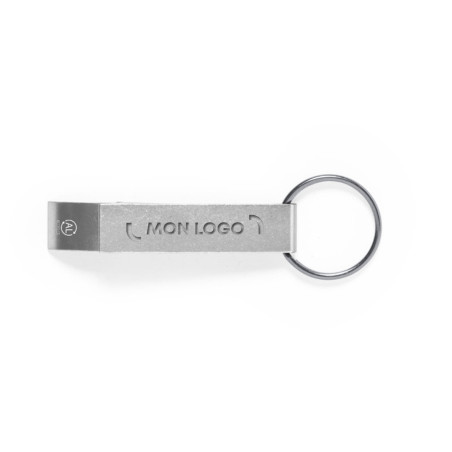 Porte-clés décapsuleur en aluminium recyclé