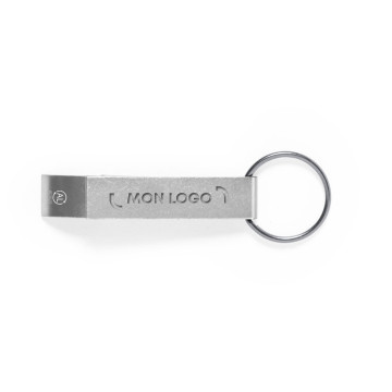 Porte-clés décapsuleur en aluminium recyclé