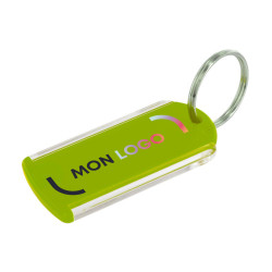 Porte-clés porte-étiquette
