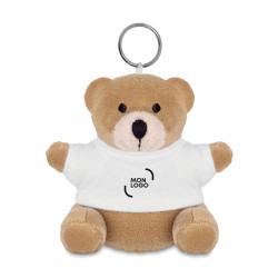Porte-clés ours en peluche