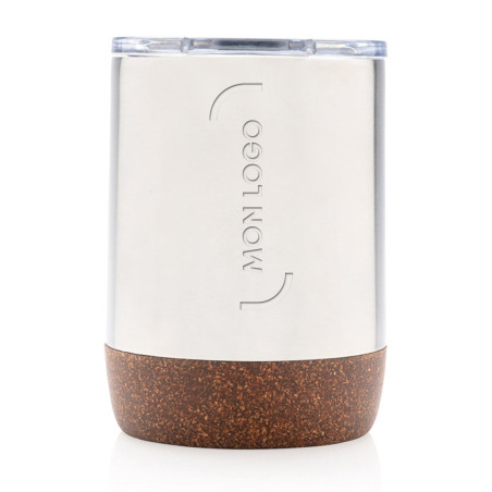 Tasse à café isotherme en liège et acier recyclé RCS